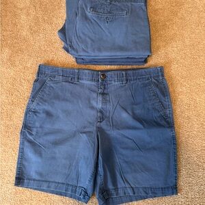 Sonoma Men's Flat Front Blue Shorts